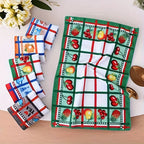 Kitchen Towels Set of 6 Colorful Printed Dishcloths Soft Absorbent Holiday Tea Towels Hand Towels Decorative Kitchen Decor Cleaning Supplies
