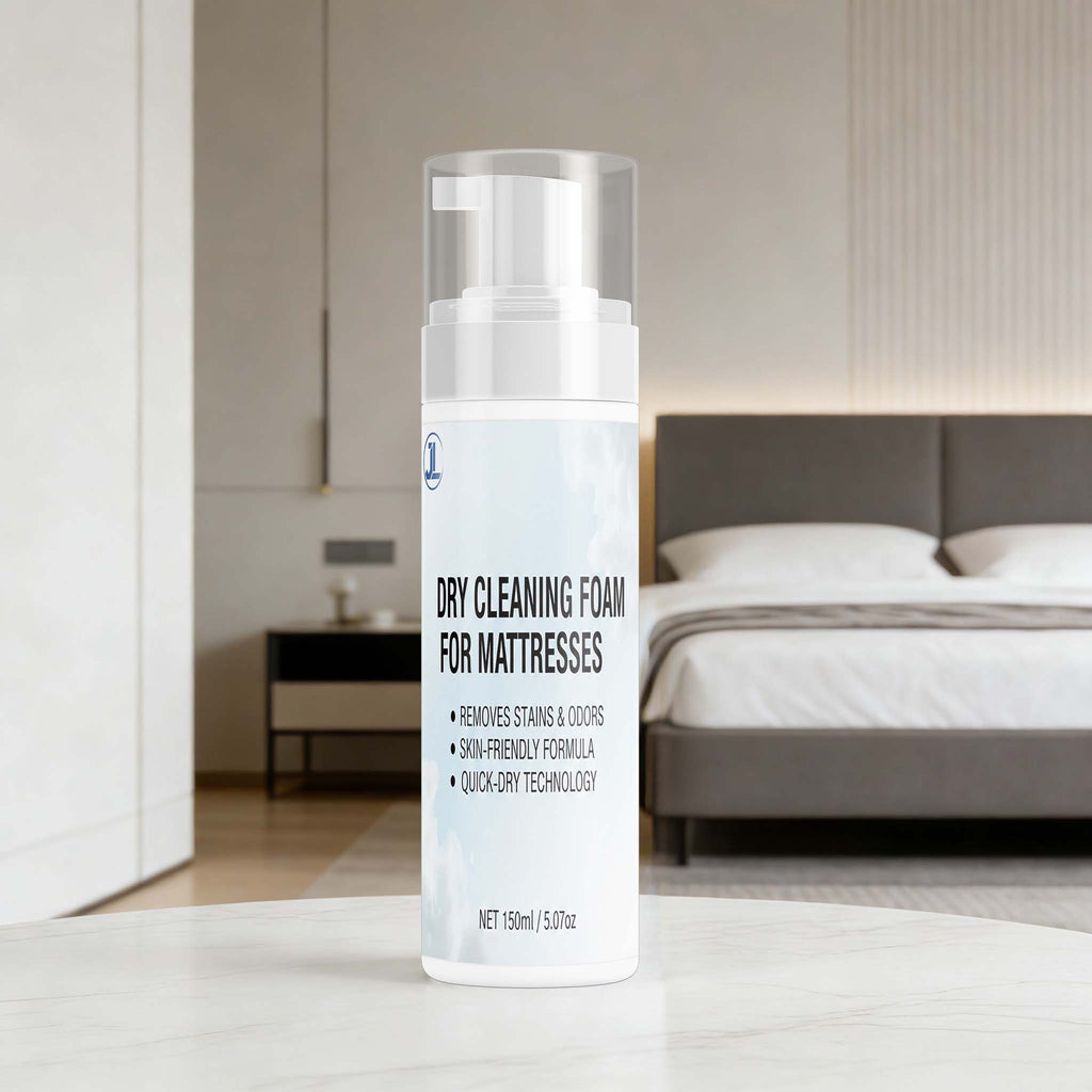No-Rinse Furniture & Mattress Spot Cleaning Spray - Fabric Stain Remover for Sofas, Carpets & Car Seats, Spray-Wait-Wipe Formula, Quick Dry No Sticky Residue