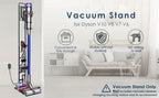 Vacuum Stand Holder Universal Storage Rack for Cordless Cleaners V6-V15 – Heavy Duty Metal Base, Trigger Lock Clamp, Wall Mountable, Accessories Organizer, Space-Saving Docking Station
