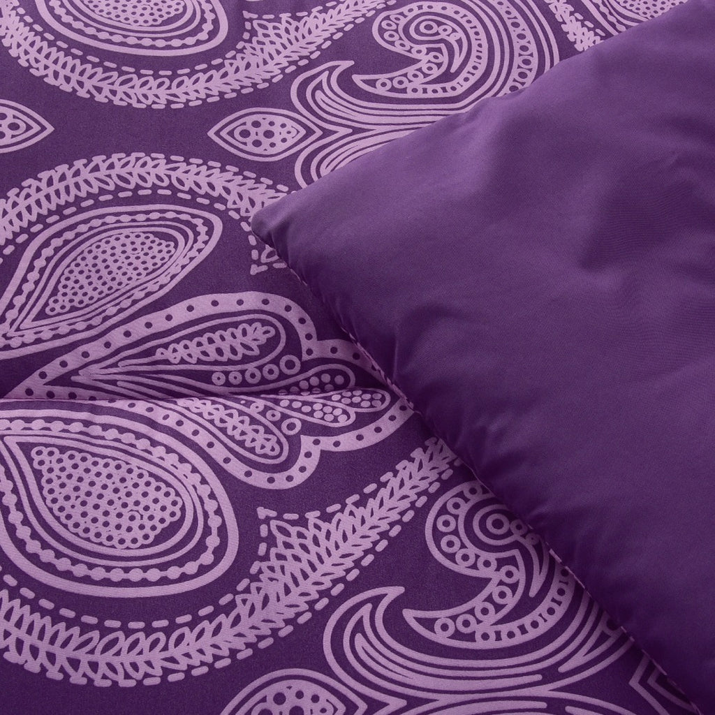 5-Piece Comforter Set – Reversible Quilted Down Alternative Bedding Set with Pillow Shams, Bed Skirt & Cushion | All Season | Twin, Queen, King