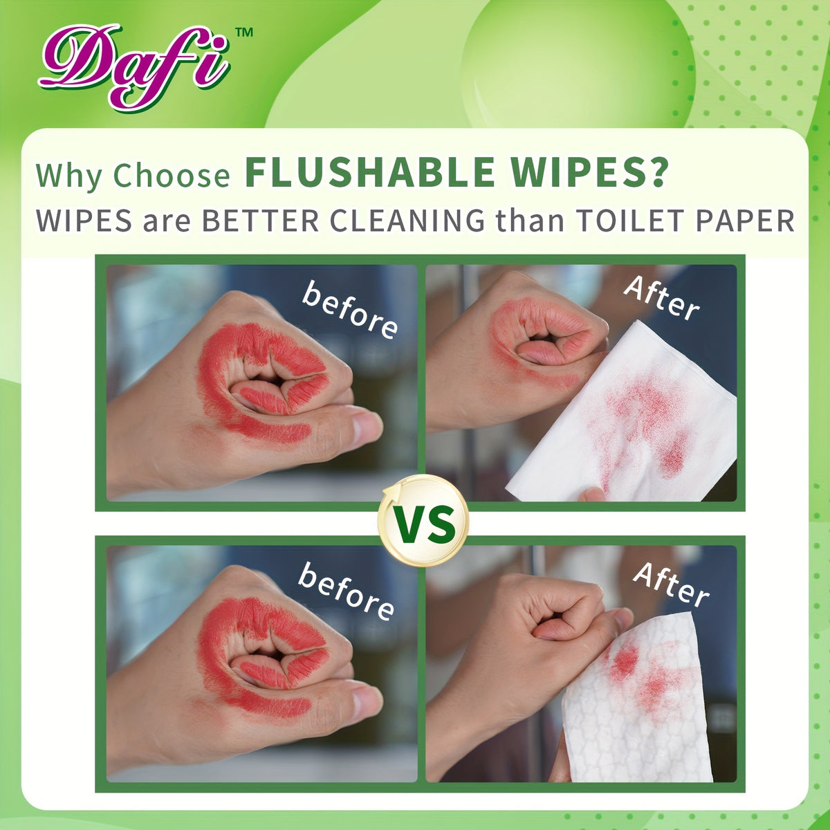 Flushable Wipes for Adults Unscented 240 Pack (3-Pack) - 100% Plant-Based Fibers, No Alcohol, Septic & Sewer Safe Adult Wet Wipes for Sensitive Skin, Gentle Daily Toilet Wipes