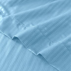 Luxury Striped Bed Sheet Set 3 or 4 Pcs – Hotel-Quality Deep Pocket 16", Extra Soft Breathable Cooling Sheets, Wrinkle & Fade Resistant, Twin Twin XL Full Queen King Cal King, 11 Colors