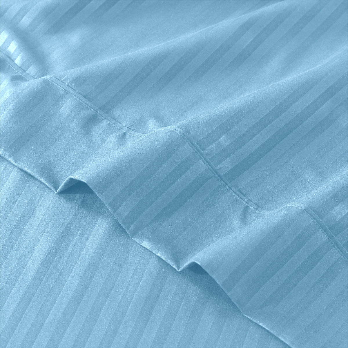 Luxury Striped Bed Sheet Set 3 or 4 Pcs – Hotel-Quality Deep Pocket 16", Extra Soft Breathable Cooling Sheets, Wrinkle & Fade Resistant, Twin Twin XL Full Queen King Cal King, 11 Colors