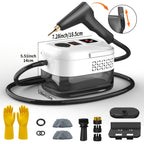 Handheld Steam Cleaner High Pressure – High-Temperature Multi-Surface Cleaner with Adjustable Gear, LCD Display & 40oz Water Tank for Kitchen, Carpet & Sofa