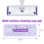 Mop Pad Refills Compatible with Swiffer PowerMop Dry and Wet Disposable Pads for Multi-Surface Floor Cleaning Non-Woven Unscented Replacement Mop Pads 10 20 or 40 Count