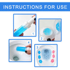 Toilet Bowl Cleaning Gel Flowers 84/168 Pcs Freshener Deodorizer Prevents Stains Limescale Safe on Glaze for Home RV Yacht Kitchen Sink Bathroom Essentials