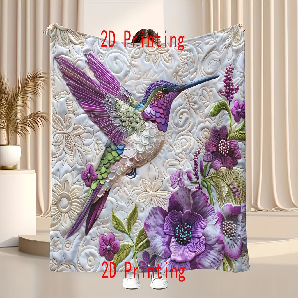 Butterfly Flannel Blanket – Soft Gift for Mom from Daughter | 2D Print Throw Blanket | Mother’s Day, Christmas, Thanksgiving & Birthday Gift | 4 Sizes