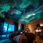 Starry Sky Mood Light – Milky Way Design 7-Color USB Frosted Glass Table Lamp with Remote Control for Bedroom Party Decor