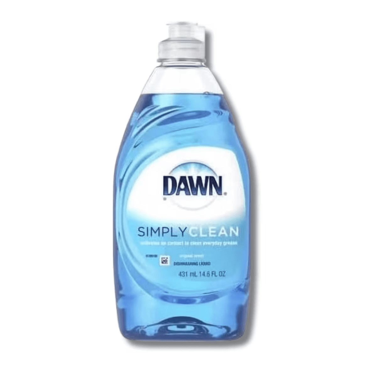 Dawn Simply Clean Dish Soap 10 Pack 14 oz Each Original Scent Grease Cutting Dishwashing Liquid for Dishes Pots Pans Utensils Glassware Bulk Dish Soap Value Pack for Home Office Shared Kitchen