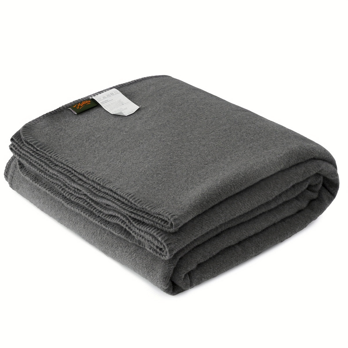 Merino Wool Blanket – Large 62”×86” Warm Thick Washable Throw | Sofa, Bed, Camping & Outdoor | 6 Colors | All Seasons