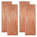 Sequin Backdrop Curtains – Glitter Party & Wedding Background Panels, 2ft×8ft per Panel, 4/6/8 Panel Sets, 29 Colors for Birthday, Stage, Bridal & Event Decor