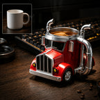 Truck Coffee Mug Novelty Truck Shaped Cup for Hot and Cold Drinks Fun Gift for Truck Lovers Men Boys Birthday Christmas