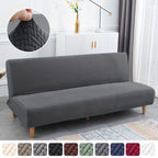 T-Shaped Jacquard Sofa Cover Futon Slipcover - Stretch Couch Cover for Living Room Office L Shaped Sofa Protector M L Size