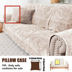 Plush Sofa Cover Faux Rabbit Fur Non-Slip, Thickened Quilted Sofa Cushion Cover Machine Washable, Warm Breathable Pet-Friendly Couch Pad for Living Room, Bedroom & Office