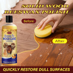 Beeswax Wood Restoration Cream 3pcs Professional Grade | Scratch Repair & Care Polish for Solid Wood Furniture Floors Countertops Doors Windows, Restores Shine Lasting Fragrance