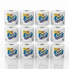 Toilet Paper Bulk 12 Rolls 1000 Sheets Per Roll 1-Ply Individually Wrapped Septic Safe Standard Bathroom Tissue for Home Office School Restroom Soft Absorbent White