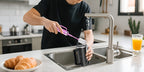 Electric Cup Scrubber 2-Speed IPX6 Waterproof – Type-C Rechargeable Bottle Brush Cleaner for 40oz Mugs, Tumblers & Water Bottles, Long Straw Brush & Wall Mount Storage, Kitchen Cleaning Tool