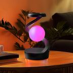 Floating Rotating Lamp with Wireless Charging, Color-Changing LED Table Lamp, Bedside Nightstand Lamp with Atmosphere Night Light – Home & Party Decor