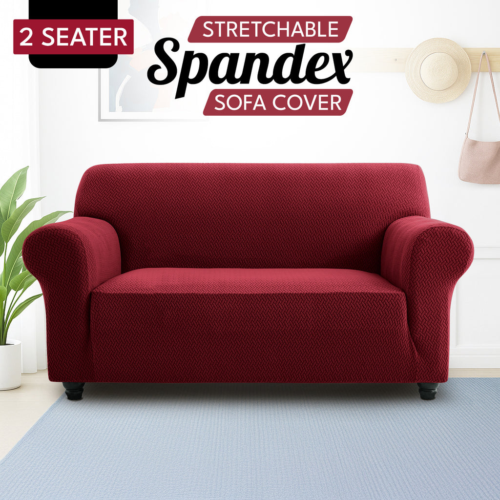 Spandex Stretch Sofa Cover Non-Slip Washable Couch Slipcover for 1 2 3 Seater Elastic Furniture Protector Pet & Kid Friendly Living Room Bedroom Home Decor