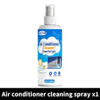 Air Conditioner Cleaning Spray No-Disassembly Formula - Universal AC Cleaner for Wall-Mounted & Floor-Standing Units, Removes Dust, Oil Stains & Scale from Heat Sinks, Powerful Decontamination, 1.69oz