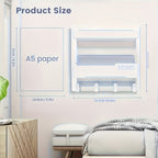 Self-Stick Bedside Floating Wall Shelf – No-Drill Wall Mount Bedroom Storage Organizer for Girls Room Aesthetic Decor, Cute Bedside Accessories Shelf for Bedroom Organization
