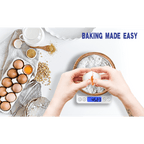 Digital Kitchen Scale 3000g 0.1g Accuracy - Pocket Food Scale with 6 Measurement Modes LCD Display and Tare Function - Compact Nutrition Scale for Cooking Baking Coffee and Meal Prep