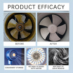 Fan Cleaning Spray 2oz with Towel - Deep Clean Dust Grease & Dirt from Fan Blades Grilles Motors for Ceiling Desktop & Floor Fans and AC Units Dust Repellent