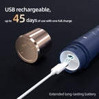 Sonic Electric Toothbrush with 8 Brush Heads - 5 Modes 31000 Vibrations IPX7 Waterproof USB Rechargeable 2 Min Timer Adults Men Women Couple Gift