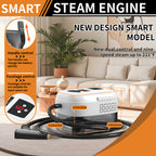 Handheld Steam Cleaner High Pressure – High-Temperature Multi-Surface Cleaner with Adjustable Gear, LCD Display & 40oz Water Tank for Kitchen, Carpet & Sofa