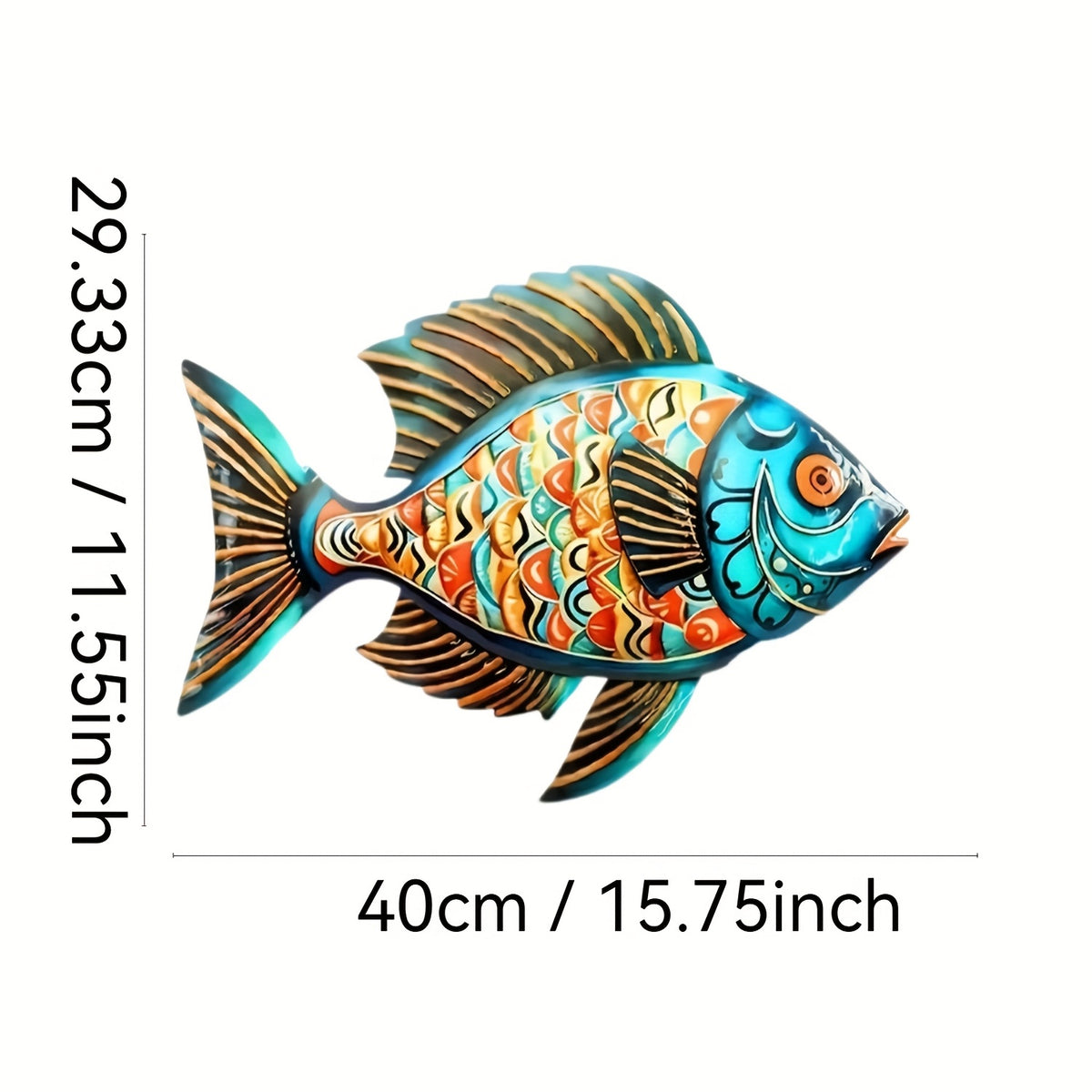 Colorful Metal Turtle Wall Art – Intricate Swirling Pattern Metal Wall Hanging Decor | 14.37 x 15.75 Inch Boho Wall Sculpture for Living Room, Entryway & Door | Unique Housewarming Gift