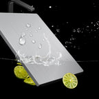 Stainless Steel Cutting Board Butcher Block 19.69x15.75 Inch Large Non-Slip Kitchen Chopping Board Rolling Prep Board