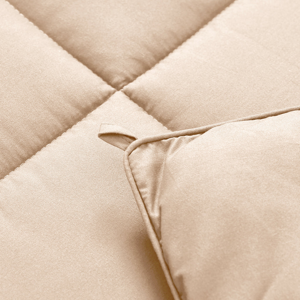 All Season Comforter with Corner Tabs & Box Stitching – Soft Fluffy Lightweight Hotel-Quality Duvet Insert for Twin Queen King, Breathable Year-Round Bedding