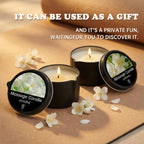 2-in-1 Soy Wax Massage Oil Candle Essential Oil Scented Warm Moisturizing Body Lotion Luxury Spa Candle Gift Set for Women Nail Salon Pedicure Wedding Christmas Valentine 1pc 2pc 6pc 17 Scents
