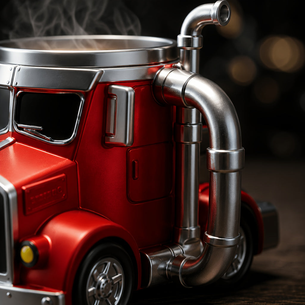 Truck Coffee Mug Novelty Truck Shaped Cup for Hot and Cold Drinks Fun Gift for Truck Lovers Men Boys Birthday Christmas