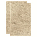 Chenille Bathroom Rug Extra Soft Absorbent Bath Mats for Bathroom Floor – Non-Slip, Water Absorbent, Machine Washable Bath Mat
