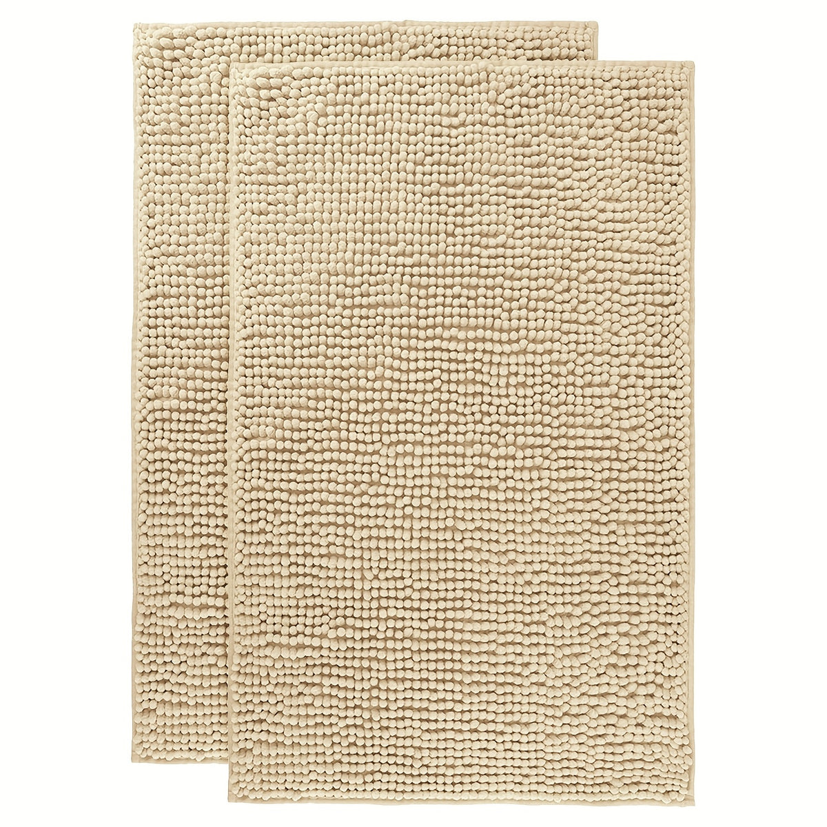 Chenille Bathroom Rug Extra Soft Absorbent Bath Mats for Bathroom Floor – Non-Slip, Water Absorbent, Machine Washable Bath Mat
