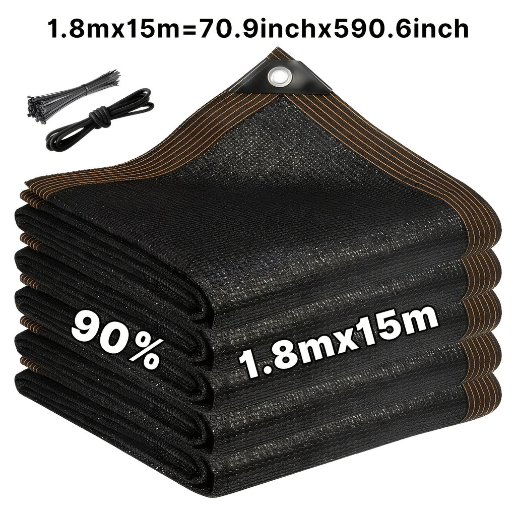 Privacy Screen Fence Heavy Duty HDPE Mesh Outdoor Shade Cloth Barrier 5x25ft 6x50ft with Rope Green Brown Black