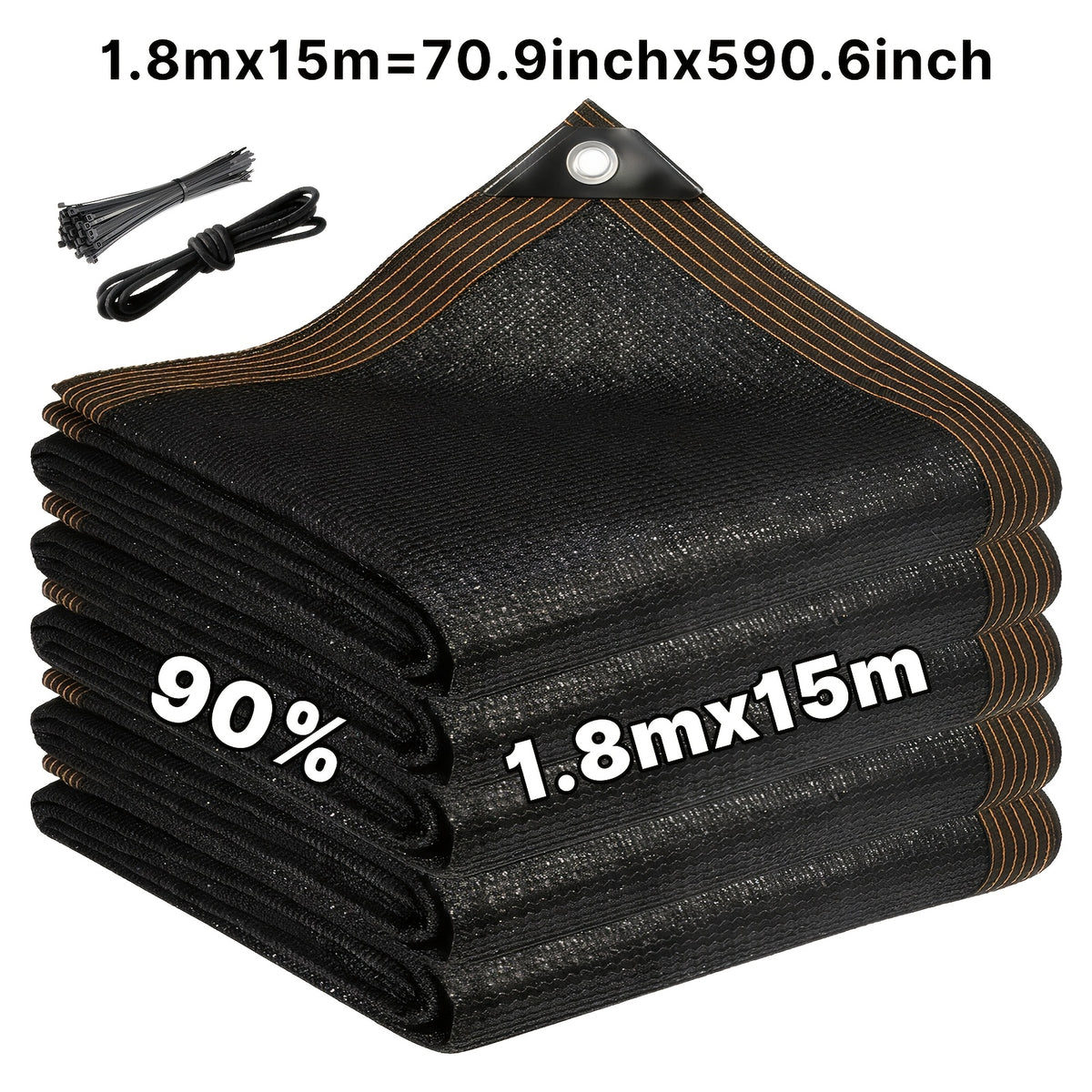 Privacy Screen Fence Heavy Duty HDPE Mesh Outdoor Shade Cloth Barrier 5x25ft 6x50ft with Rope Green Brown Black