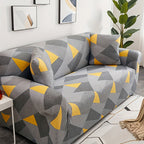 Stretch Sofa Cover Digital Print Floral – High-Stretch Polyester Non-Slip Machine Washable Telescopic Slipcover for 1 2 3 4 Seater Sofas, Contemporary Furniture Protector for Home & Office