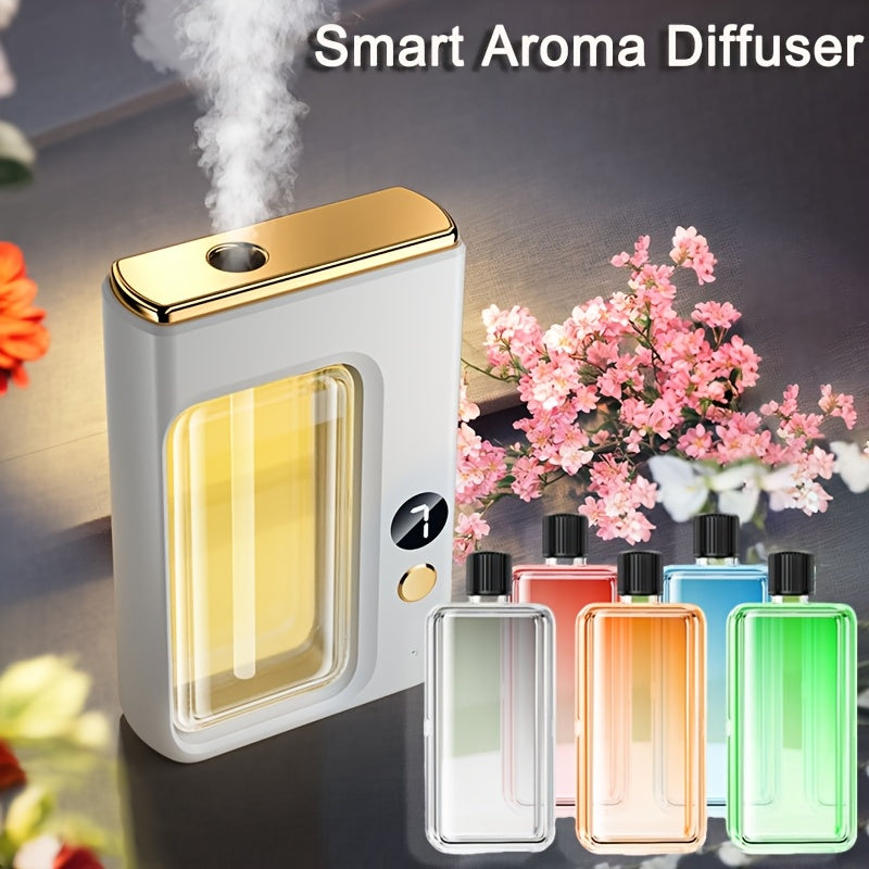 Soundwave Essential Oil Diffuser Humidifier Long-Lasting Fragrance Aromatherapy for Home Bathroom Room Decor with Essential Oils