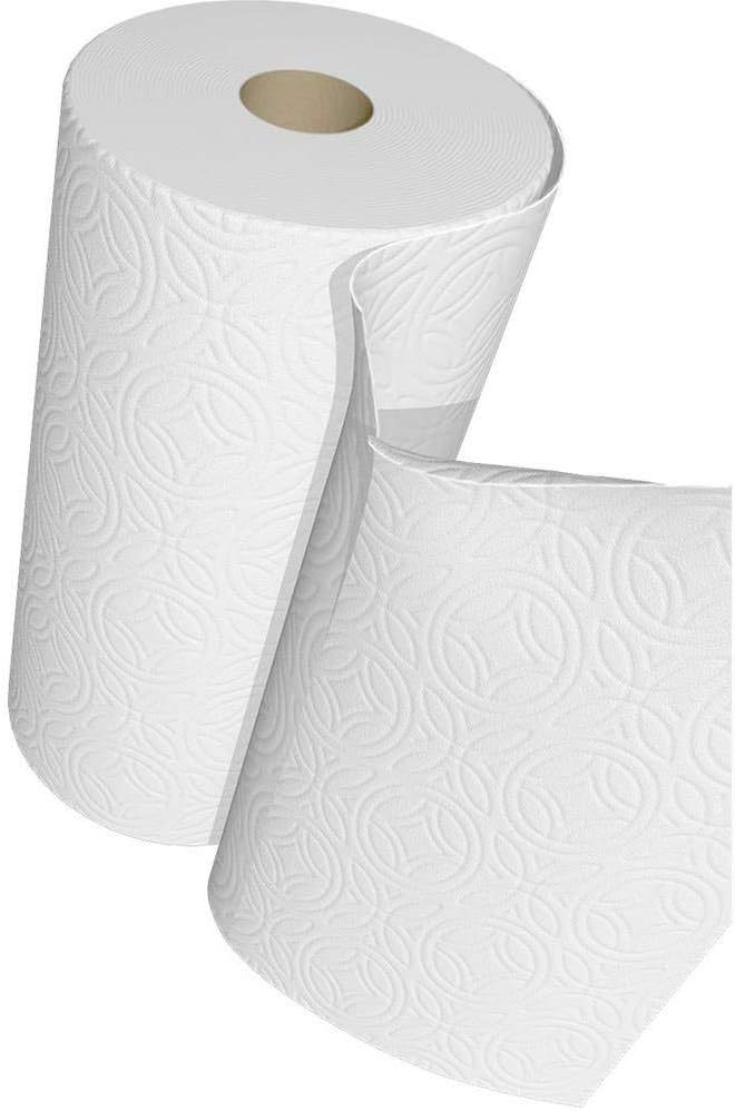 Premium Big Roll Paper Towels 2-Ply Select-a-Size 160 Sheets Per Roll – Highly Absorbent, Individually Wrapped for Kitchen, Bathroom & Household Cleaning, 6-Roll or 12-Roll Value Pack