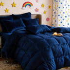 Comforter Set 3pcs 5pcs 7pcs - Extra Thick Warm Bedding Set with Sheet Sets & Pillowshams, Full Queen King Size, Machine Washable, Halloween Themed Kids Room Decor