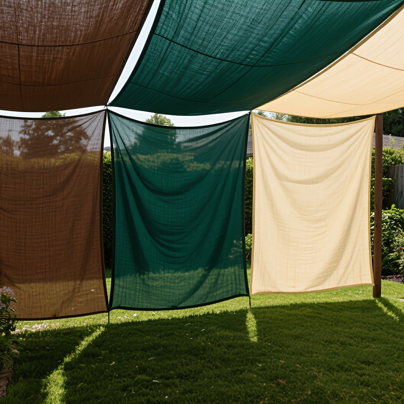 Outdoor Shade Cloth UV Block Privacy Fence Screen – HDPE Sunshade Net for Patio, Garden & Lawn | Multiple Sizes & Colors with Lanyard Included