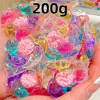 6-in-1 Laundry Gel Beads Pods – Concentrated Detergent with Fragrance, Stain Removal, Chlorine-Free, Color Safe – 200g / 600g / 1150g
