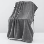 Oversized Striped Bath Towel Set – Absorbent Quick-Dry Adult Bath Towels for Spa, Hotel & Home | Available as Single or 6-Piece Set | Multiple Colors