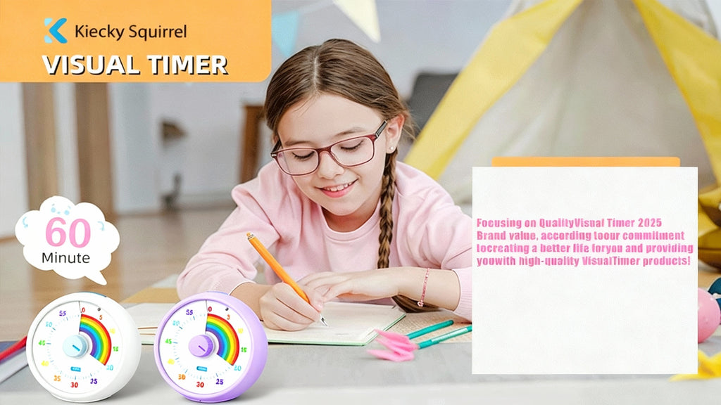 60-Minute Visual Countdown Timer | Silent, Color-Coded | Classroom, Office & Kitchen