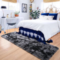 Tie-Dye Fluffy Area Rug – Ultra-Soft Thickened Plush Indoor Mat for Living Room, Bedroom & Office, 9 Colors 6 Sizes, Boho Machine-Woven Floor Carpet