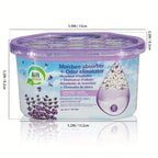 Dehumidifier Boxes 6-Pack Scented Moisture Absorber & Odor Eliminator – No Electricity, Compact PVC, 4 Scents for Closet, Bathroom, Bedroom, RV & Boat (Lavender, Fresh Linen, Jasmine, Bamboo Charcoal)