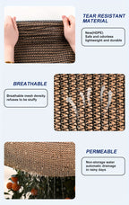 Anti-UV Sunshade Net for Garden, Greenhouse, Pergola & Terrace – Durable Sun Protection Shade Cloth for Plants & Outdoor Spaces | Brown & Black, Multiple Sizes