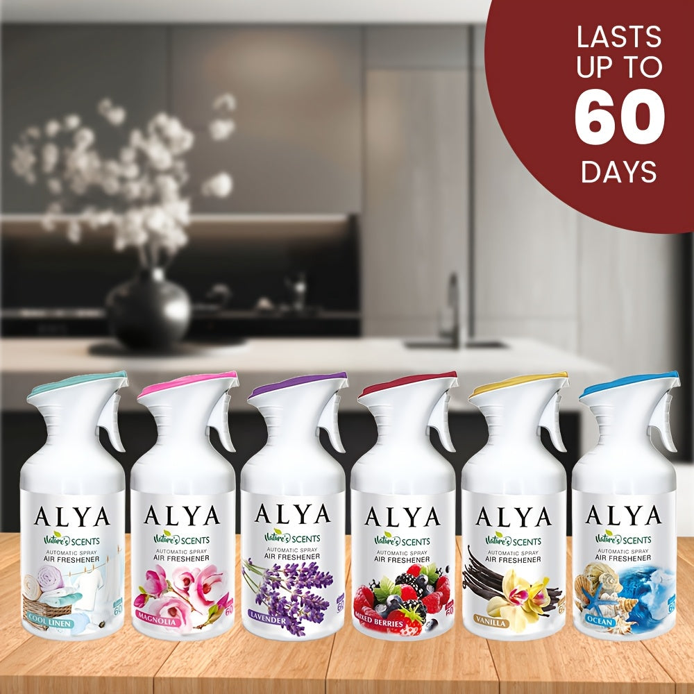 Aromatherapy Air Freshener Room Spray 8.45oz – 6 Scents, Odor-Fighting, Multi-Purpose for Home, Car, Bathroom & Closet – 1pc / 3pc